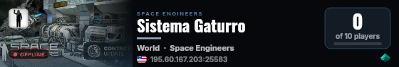 Sistema Gaturro live status badge