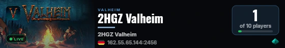 2HGZ Valheim live status badge