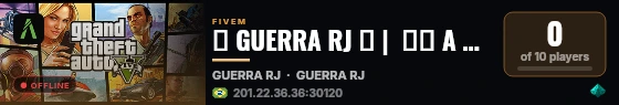 🌴 GUERRA RJ 🌴 |  🚀🚀 A NOVA E MELHOR TEMA RJ 🚀🚀 live status badge