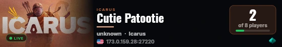 Cutie Patootie live status badge