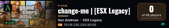 change-me | [ESX Legacy] live status badge