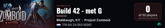 Build 42 - met G live status badge