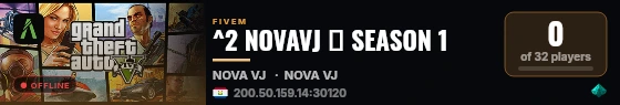 ^2 NOVAVJ ≫ SEASON 1 live status badge