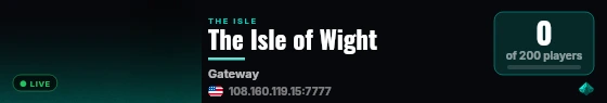 The Isle of Wight live status badge