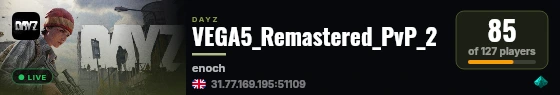 VEGA5_Remastered_PvP_2 live status badge