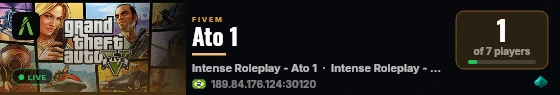 Ato 1 live status badge