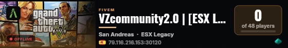 VZcommunity2.0 | [ESX Legacy] live status badge