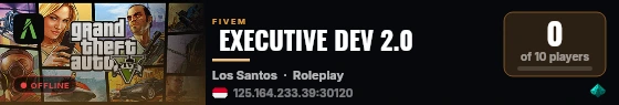  EXECUTIVE DEV 2.0 live status badge