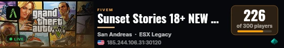 Sunset Stories 18+ NEW UPDATE★ live status badge