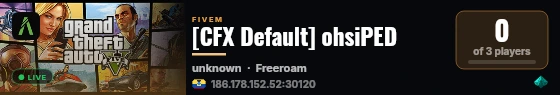[CFX Default] ohsiPED live status badge