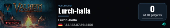 Lurch-halla live status badge