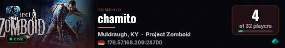 chamito live status badge