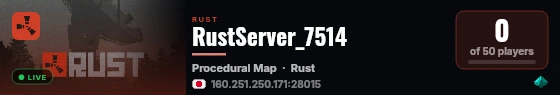 RustServer_7514 live status badge