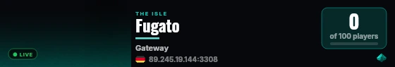 Fugato live status badge