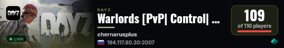 Warlords [PvP| Control| Power| Leadership] live status badge
