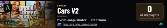 Cars V2 live status badge