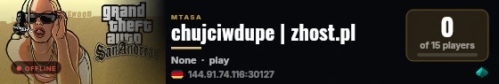 chujciwdupe | zhost.pl live status badge