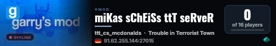 miKas sChEiSs ttT seRveR live status badge