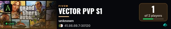 VECTOR PVP S1  live status badge