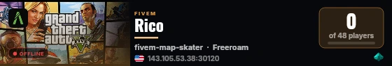 Rico live status badge
