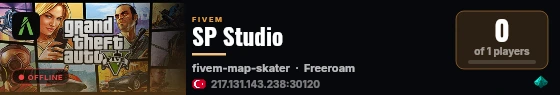 SP Studio live status badge