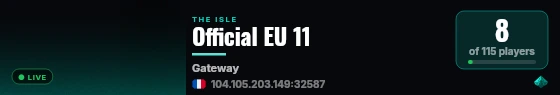 Official EU 11 live status badge