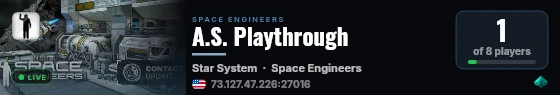 A.S. Playthrough live status badge