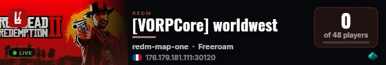 [VORPCore] worldwest live status badge