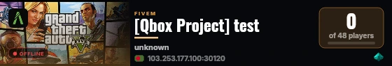 [Qbox Project] test live status badge