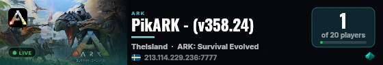 PikARK - (v358.24) live status badge