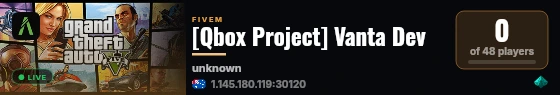 [Qbox Project] Vanta Dev live status badge