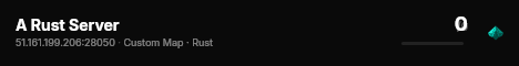 A Rust Server live status badge