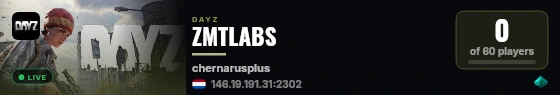 ZMTLABS live status badge