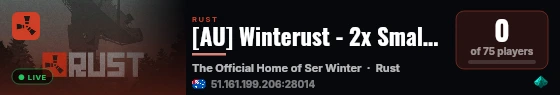 [AU] Winterust - 2x Small Solo/Duo/Trio |2500 Map|BP Share live status badge