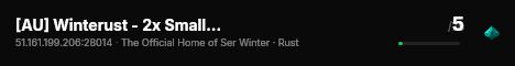 [AU] Winterust - 2x Small Solo/Duo/Trio |2500 Map|BP Share live status badge