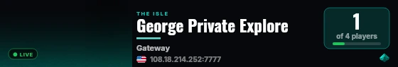 George Private Explore live status badge