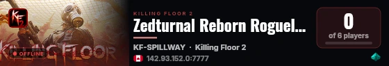 Zedturnal Reborn Roguelike Redux live status badge