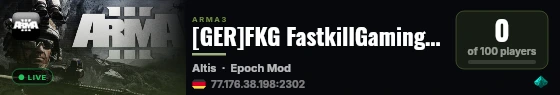 [GER]FKG FastkillGaming TestServer|Loot+|Vehicle+ live status badge