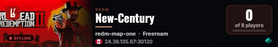 New-Century live status badge