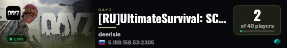 [RU]UltimateSurvival: SCAV live status badge
