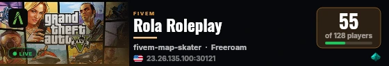Rola Roleplay live status badge