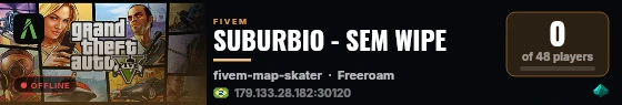 SUBURBIO - SEM WIPE live status badge