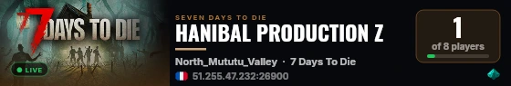 HANIBAL PRODUCTION Z live status badge