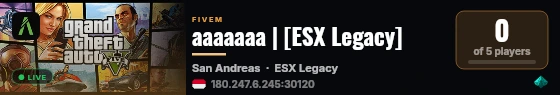 aaaaaaa | [ESX Legacy] live status badge