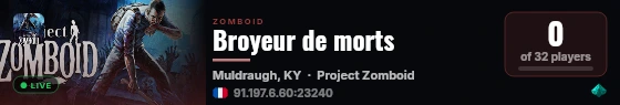 Broyeur de morts live status badge