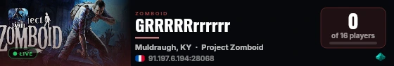 GRRRRRrrrrrr live status badge
