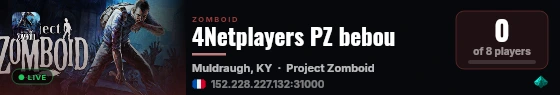 4Netplayers PZ bebou live status badge