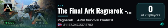 The Final Ark Ragnarok - (v361.5) live status badge