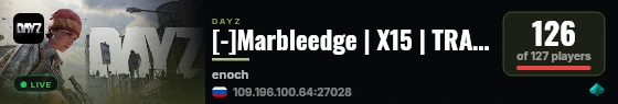 [-]Marbleedge | X15 | TRADER | HELI | CARS | BUNKERS | Twitch live status badge