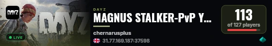 MAGNUS STALKER-PvP YELLOW: CARS live status badge